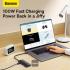 Baseus Lite Series 6-Port Type-C HUB Docking Station (Type-C to HDMI+USB3.0*2+PD+SD/TF)-Black